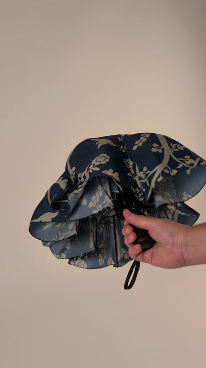 Hopfällbart Paraply - Classic Blå